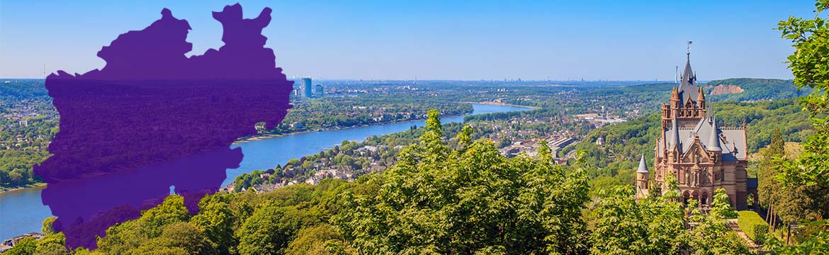 Fettabsaugung NRW: Naturbild inklusive Karte